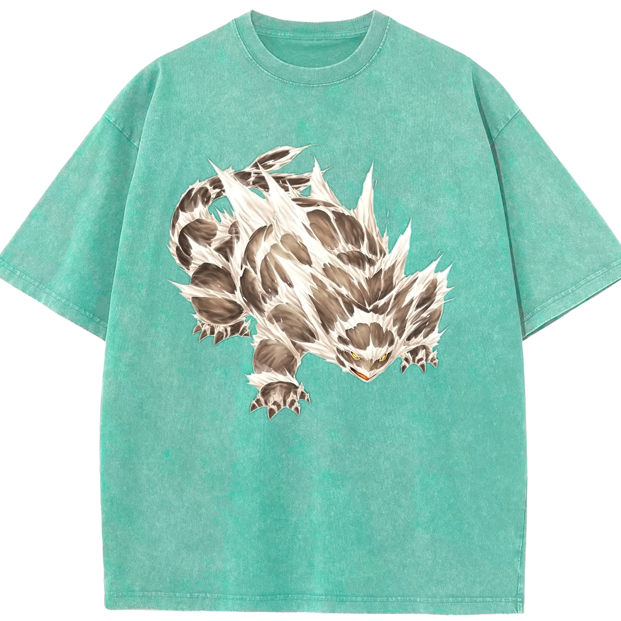 （画像用） 遊☆戯☆王 Yu-Gi-Oh! 綿100% ヴィンテージ風 半袖Tシャツ（フロントプリント）